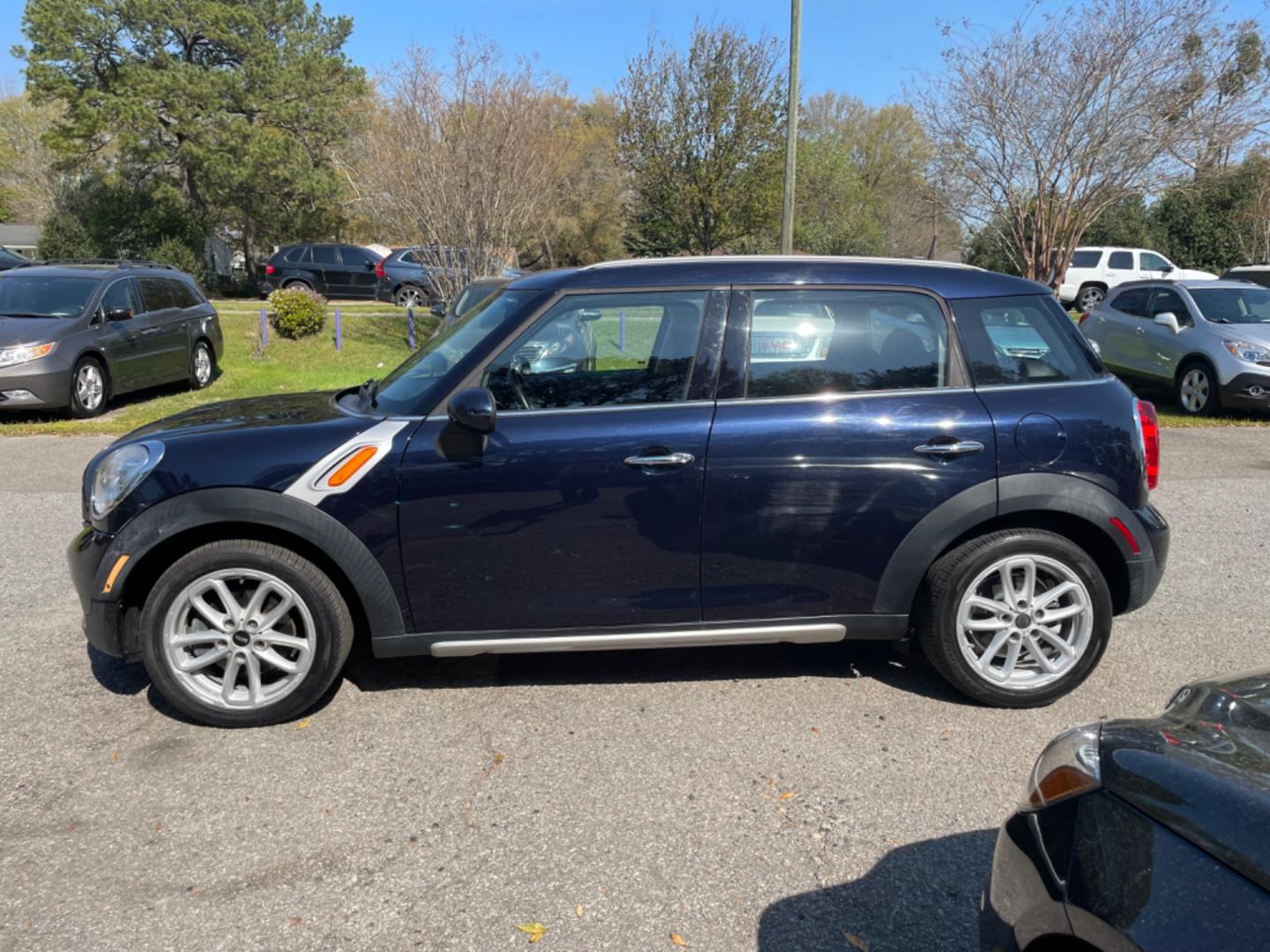 2015 BLUE MINI COUNTRYMAN COOPER (WMWZB3C55FW) with an 1.6L engine, Automatic transmission, located at 5103 Dorchester Rd., Charleston, SC, 29418-5607, (843) 767-1122, 36.245171, -115.228050 - Photo#3